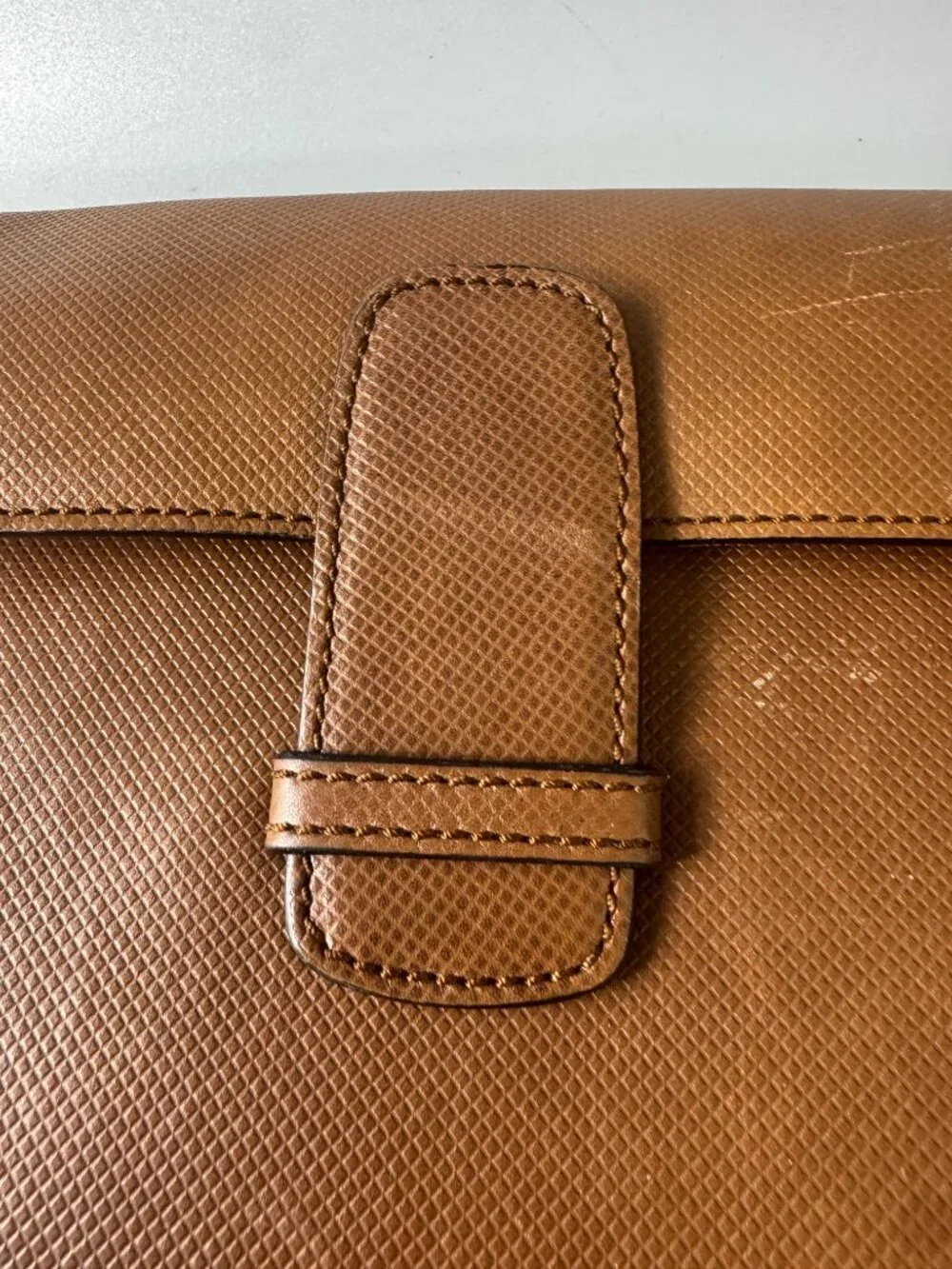 Authentic Vintage Bottega Veneta Brown Leather Portfolio